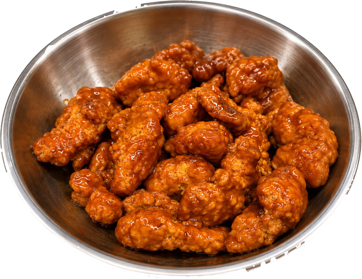Boneless bañados en salsa